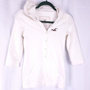 Hollister Hooded 3/4 sleeve Sweater